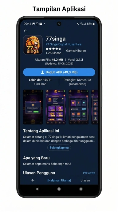 Panduan Unduh dan Instal APK 77singa untuk Android