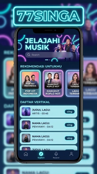 Temukan Aplikasi Populer & Kanal Uji di 77singa