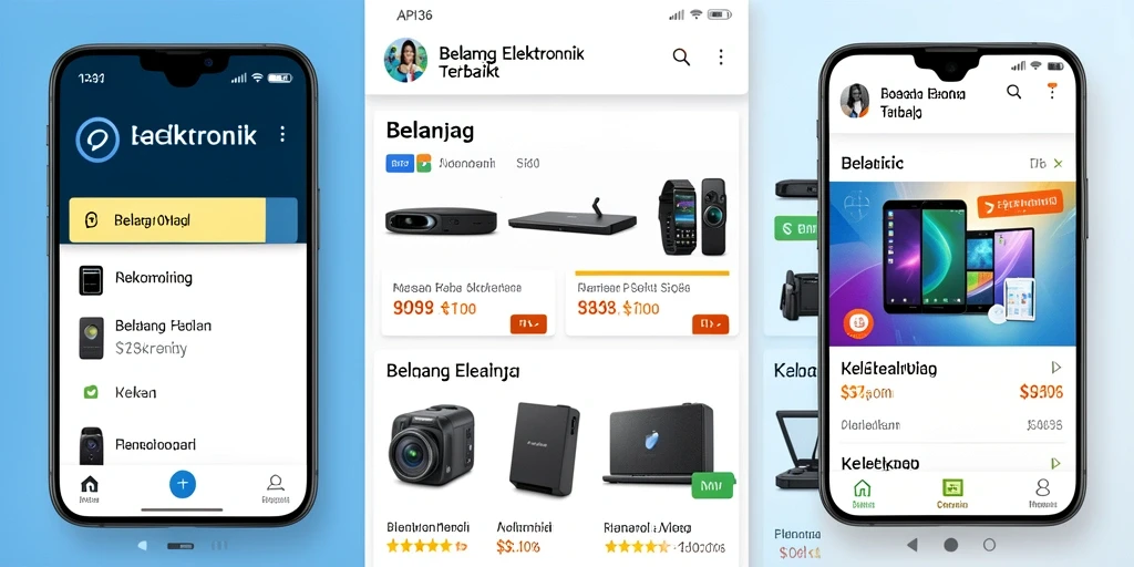 Antarmuka aplikasi API36 yang sederhana dan mudah digunakan.