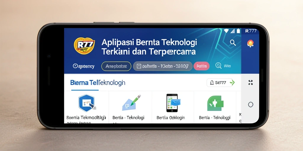 Tampilan antarmuka RR777 yang informatif dan menarik.