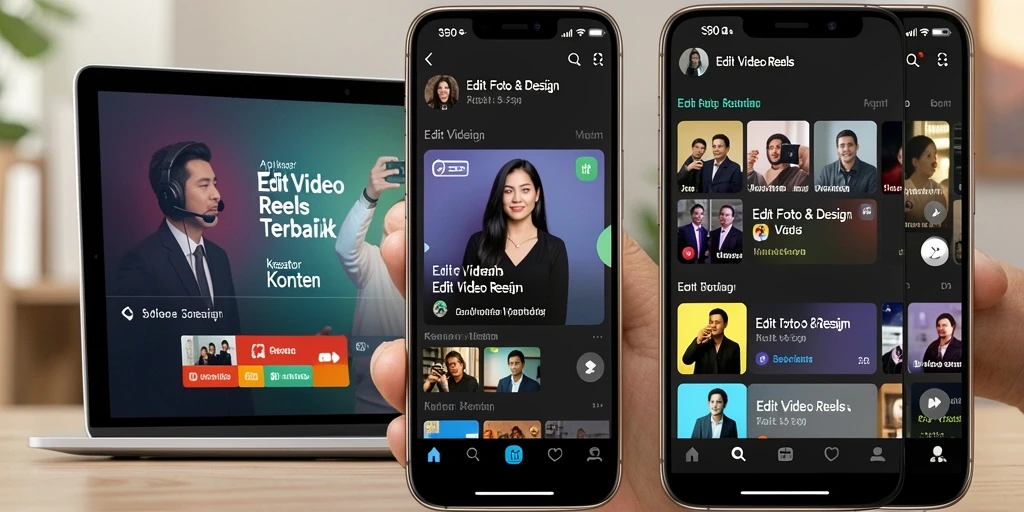 Antarmuka S80 menampilkan fitur edit video yang intuitif dan mudah digunakan.