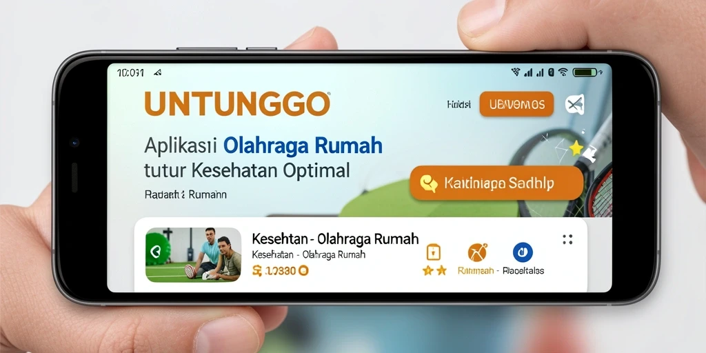 Tampilan antarmuka aplikasi UNTUNGGO yang intuitif dan informatif.